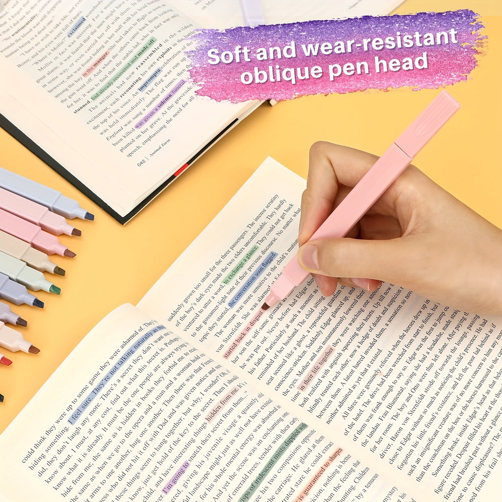 12pcs 12-Color Pastel Bible Highlighter Set