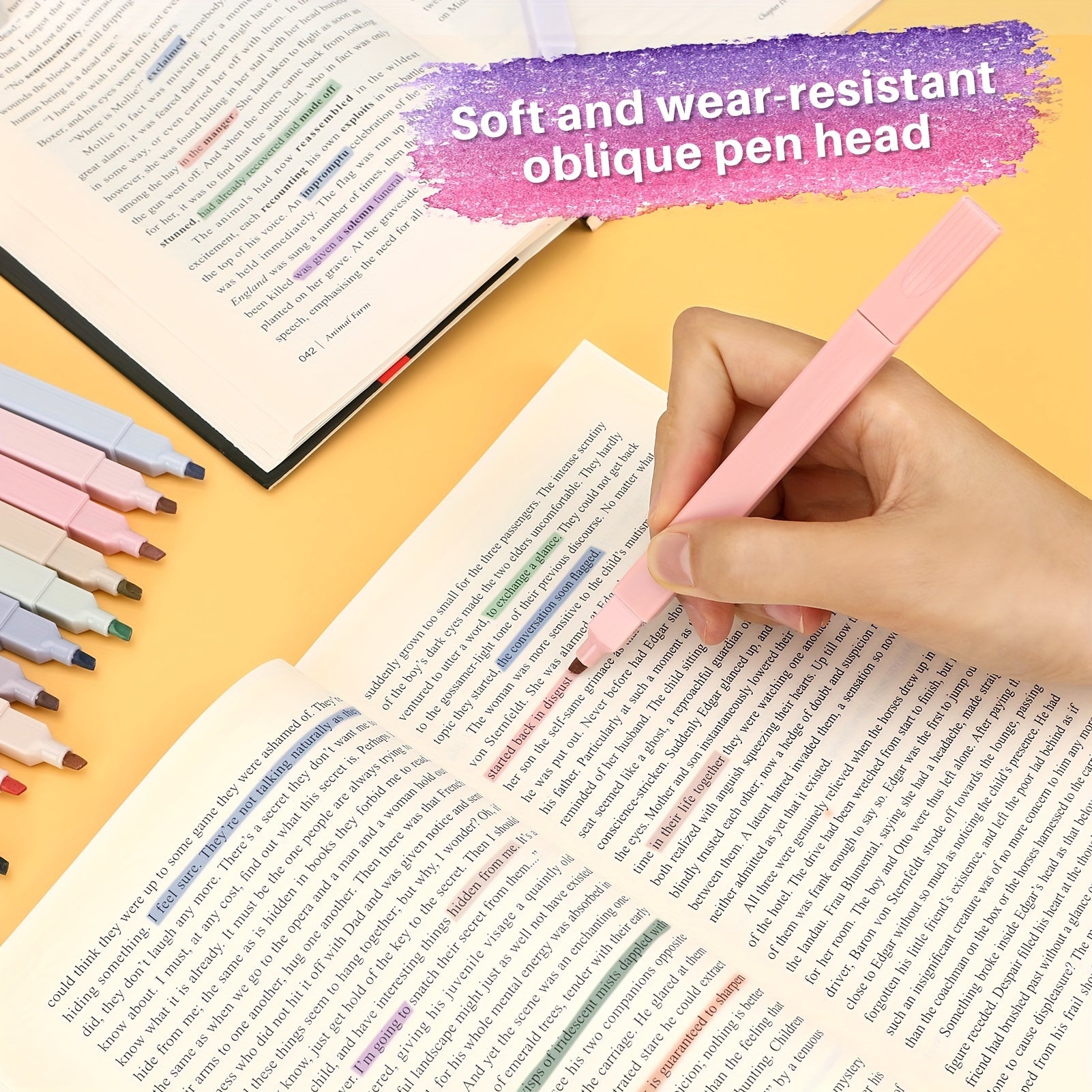 12pcs 12-Color Pastel Bible Highlighter Set