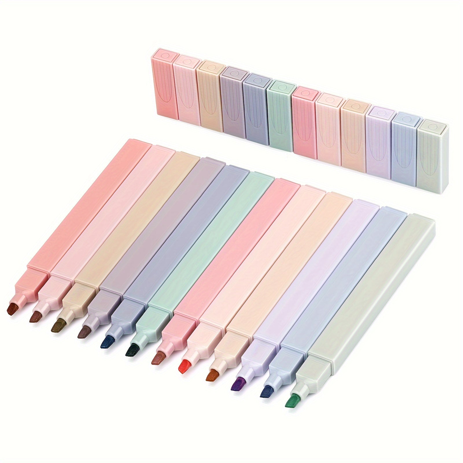 12pcs 12-Color Pastel Bible Highlighter Set