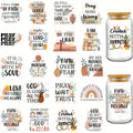 Boho Bible Verse DTF Cup Stickers