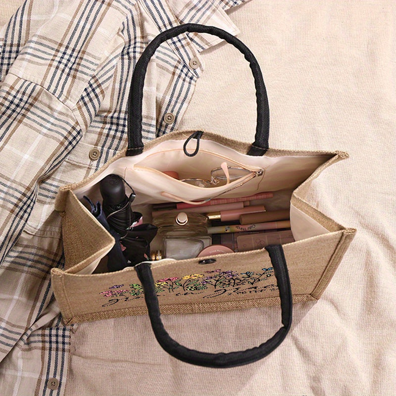 Grow in Grace burlap bag