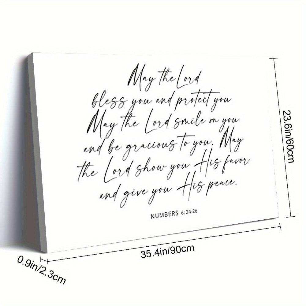Numbers 6:24-26 Wall Art