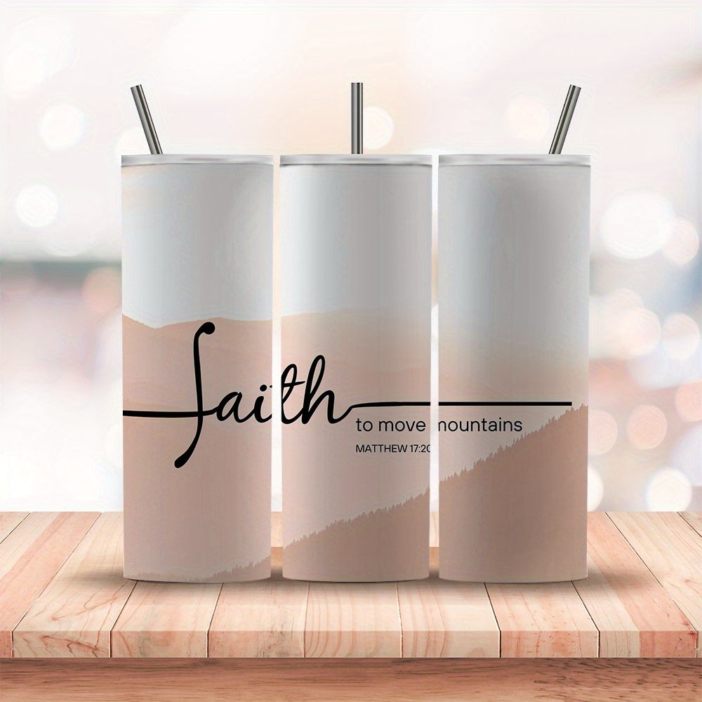 Faith to Move Mountains 20oz tumbler