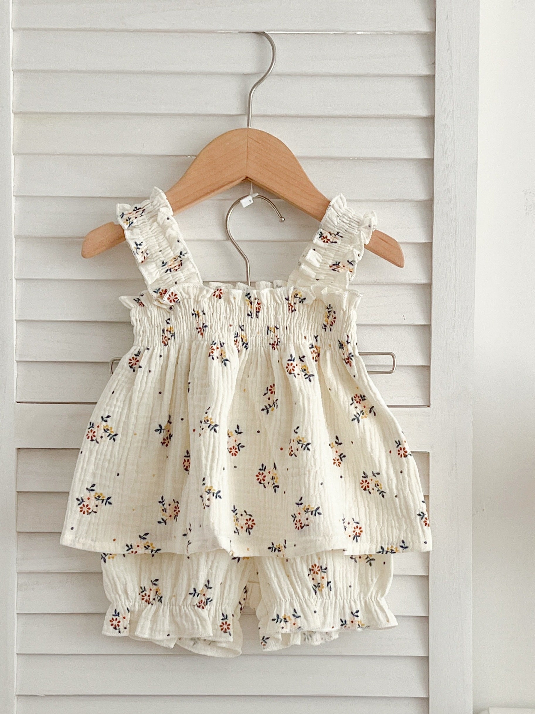 Baby's Floral Pattern 2pcs