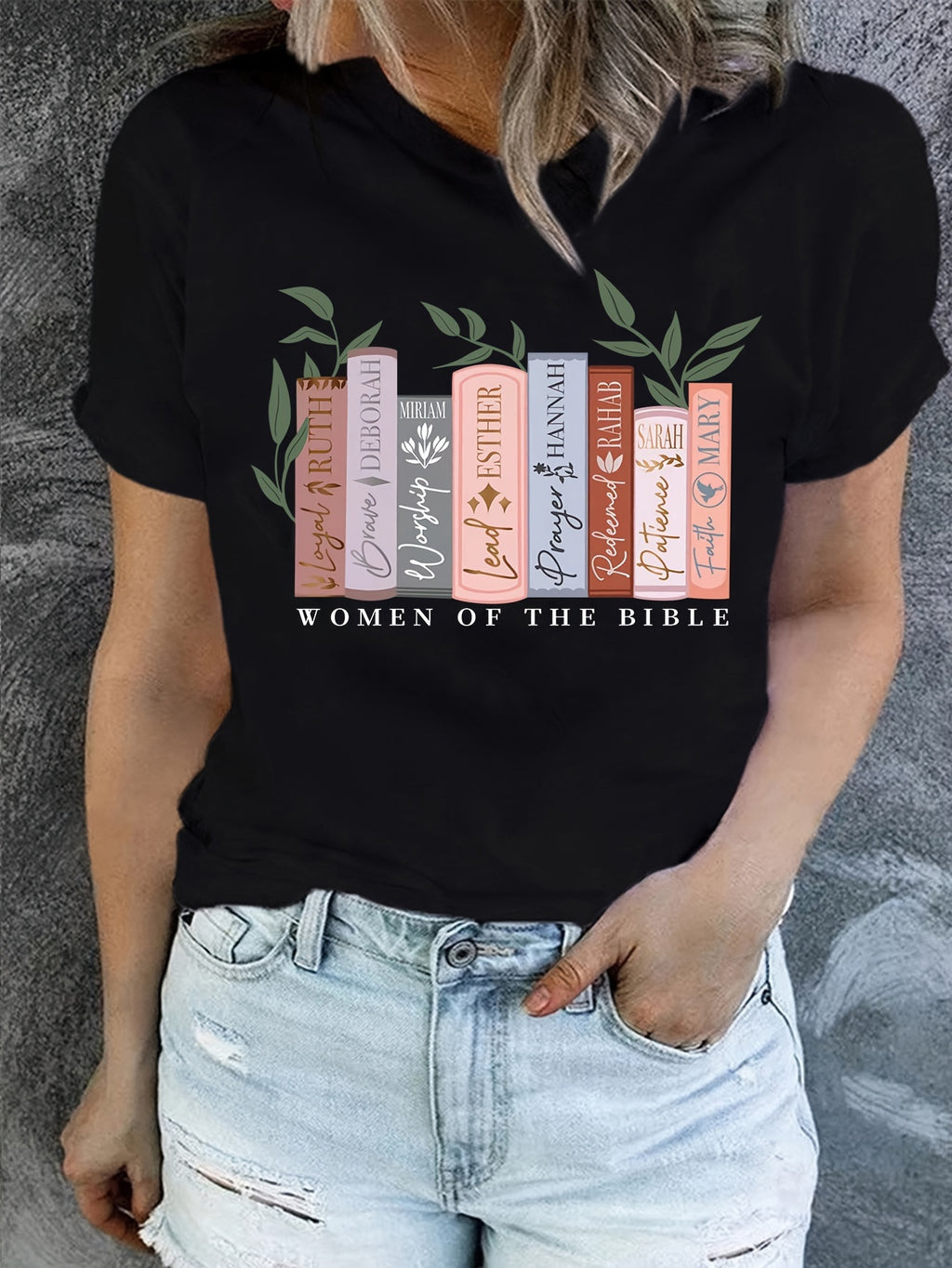 Women Of The Bible Print T-shirt