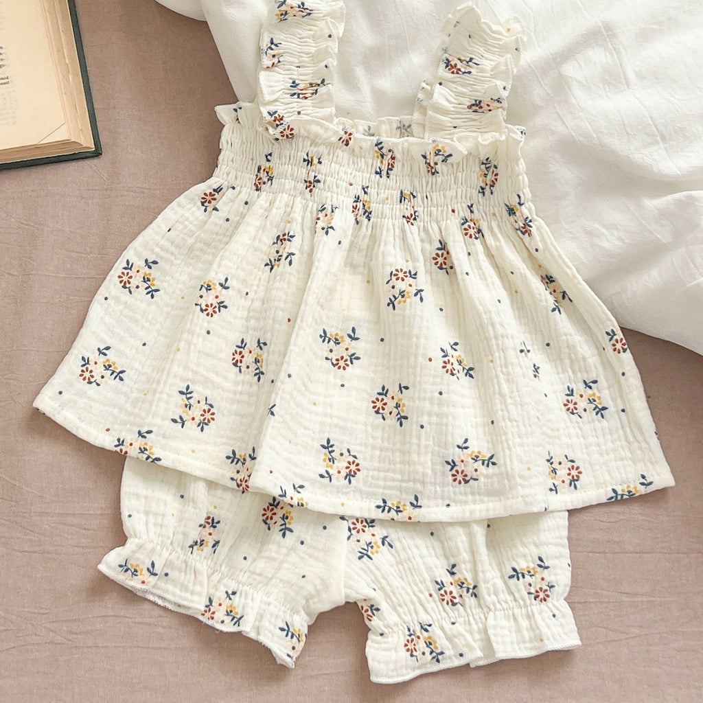 Baby's Floral Pattern 2pcs