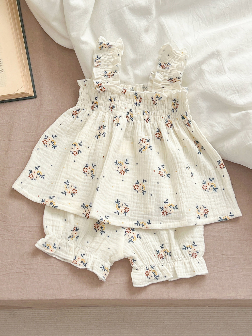 Baby's Floral Pattern 2pcs
