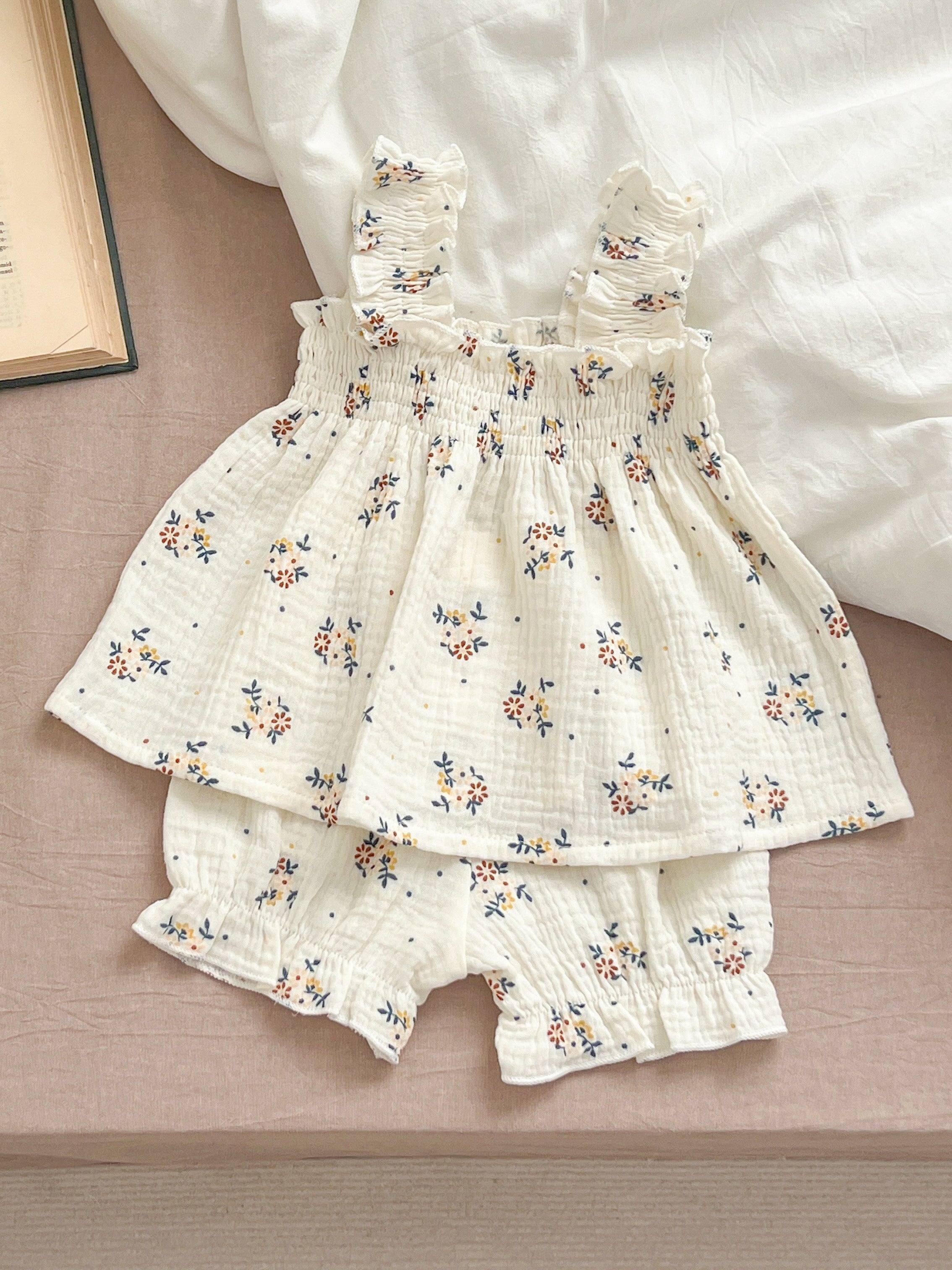 Baby's Floral Pattern 2pcs