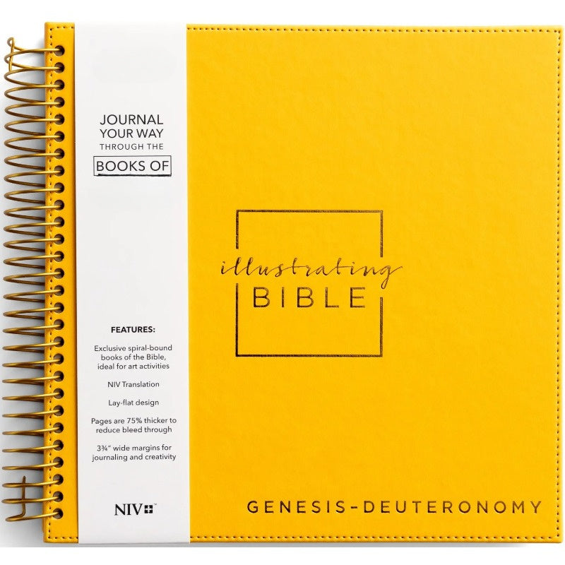 Spiral Bound Bible Journal: Illustrating Bible - Genesis to Deuteronomy