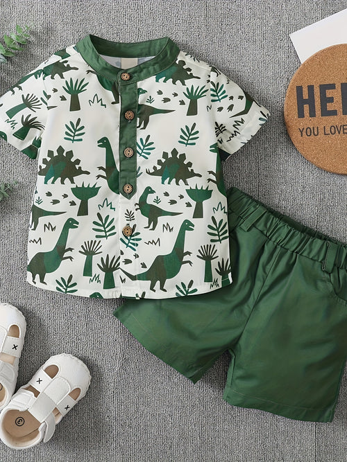 Baby Boy Summer Clothes Set Boy Dinosaur