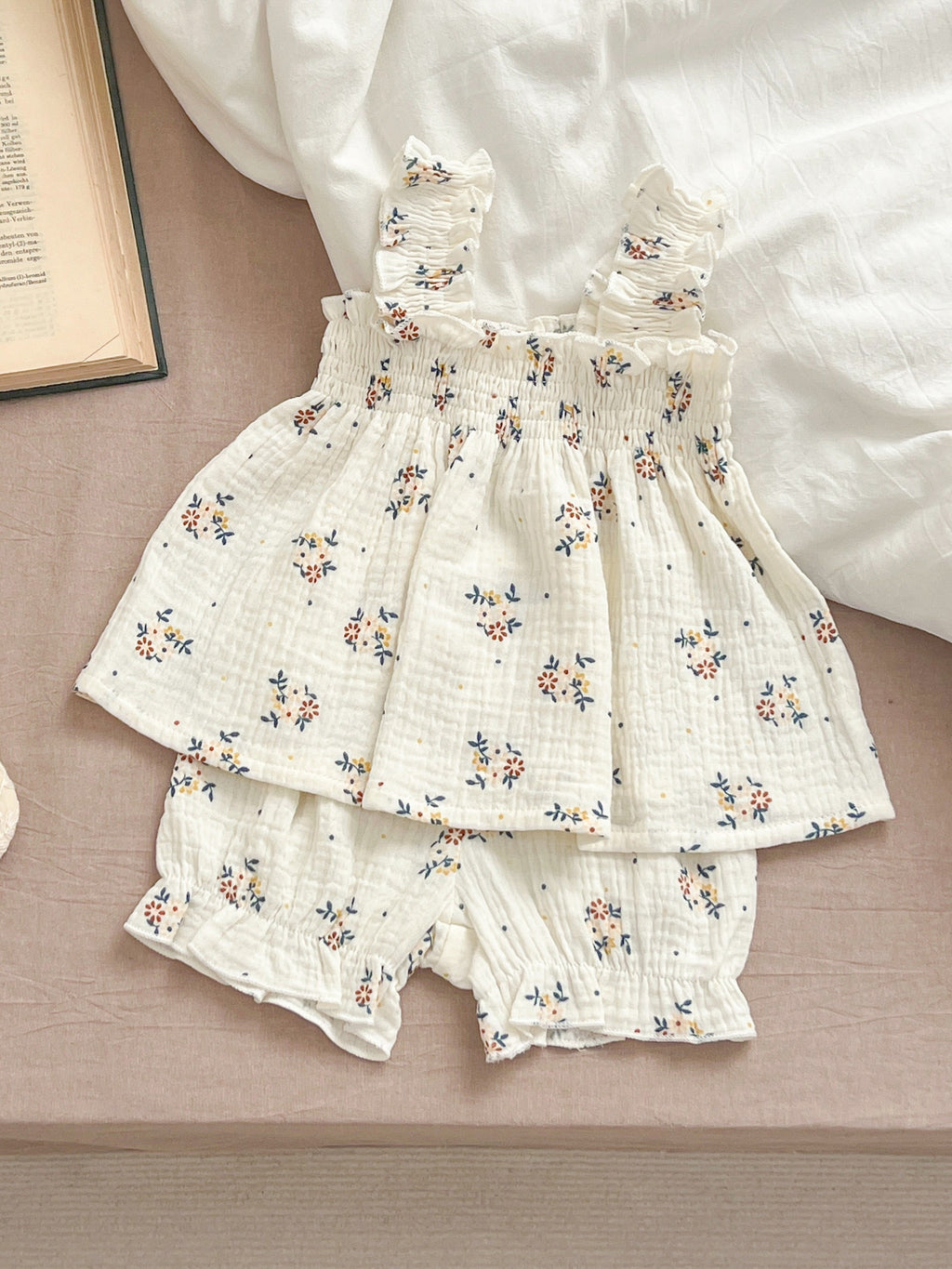 Baby's Floral Pattern 2pcs