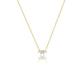Flower Zircon Necklace