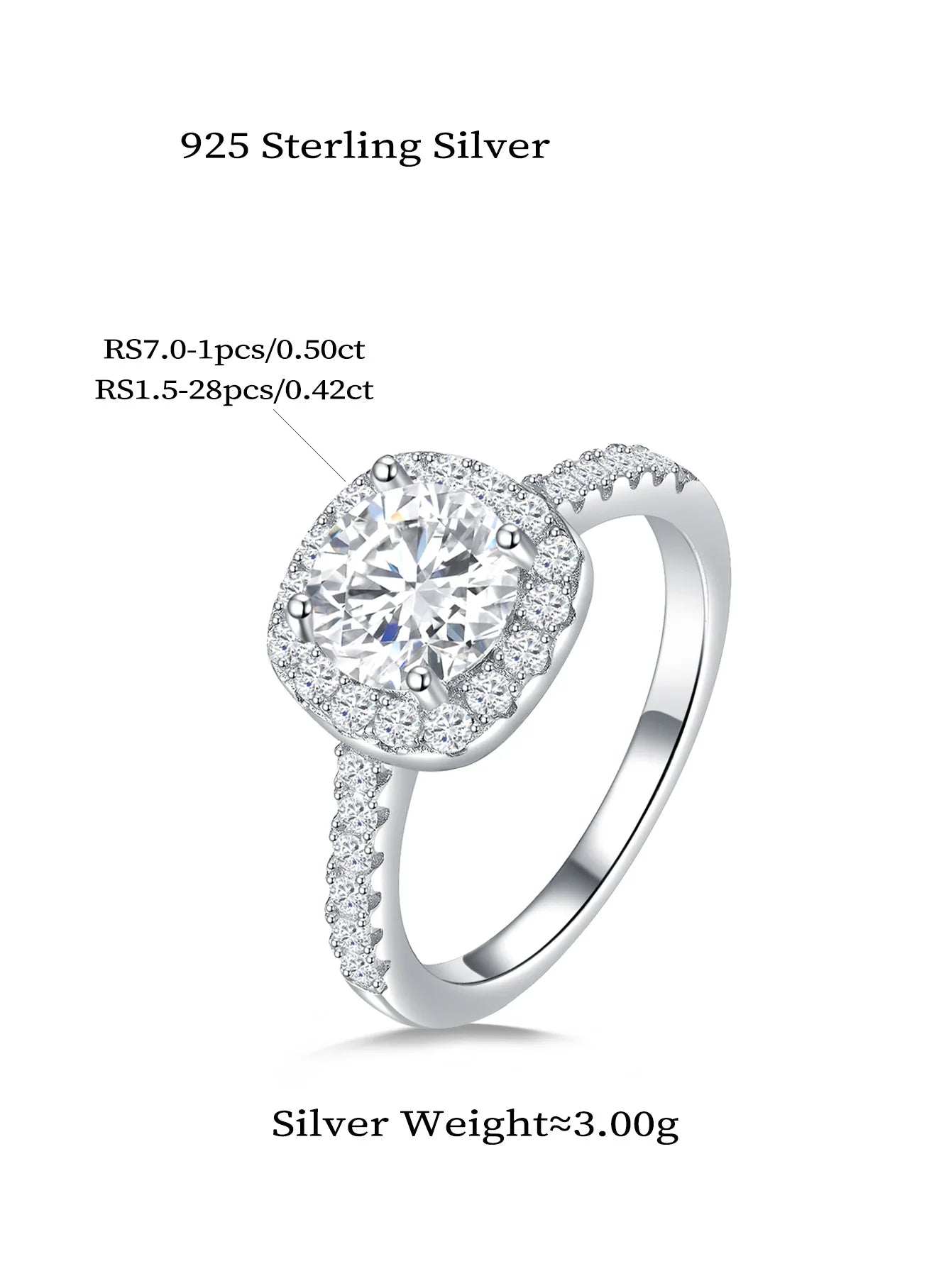 Lab Grown Diamond Ladies Ring