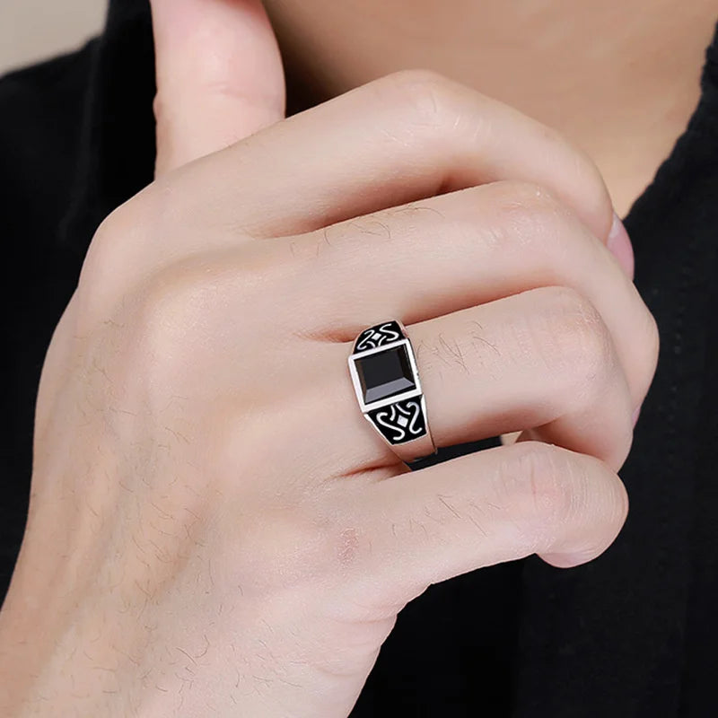 Trendy Men Ring Jewelry Adjustable Finger Accessories