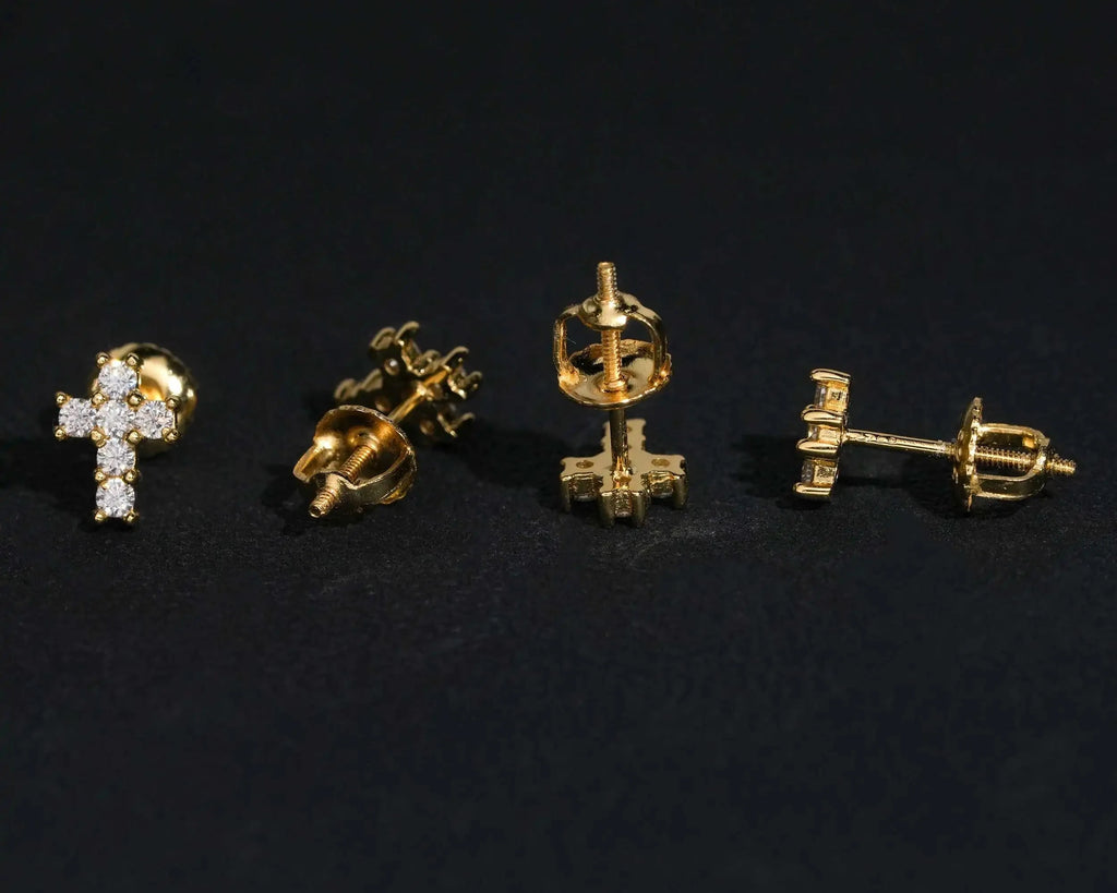 Cross Stud Earrings