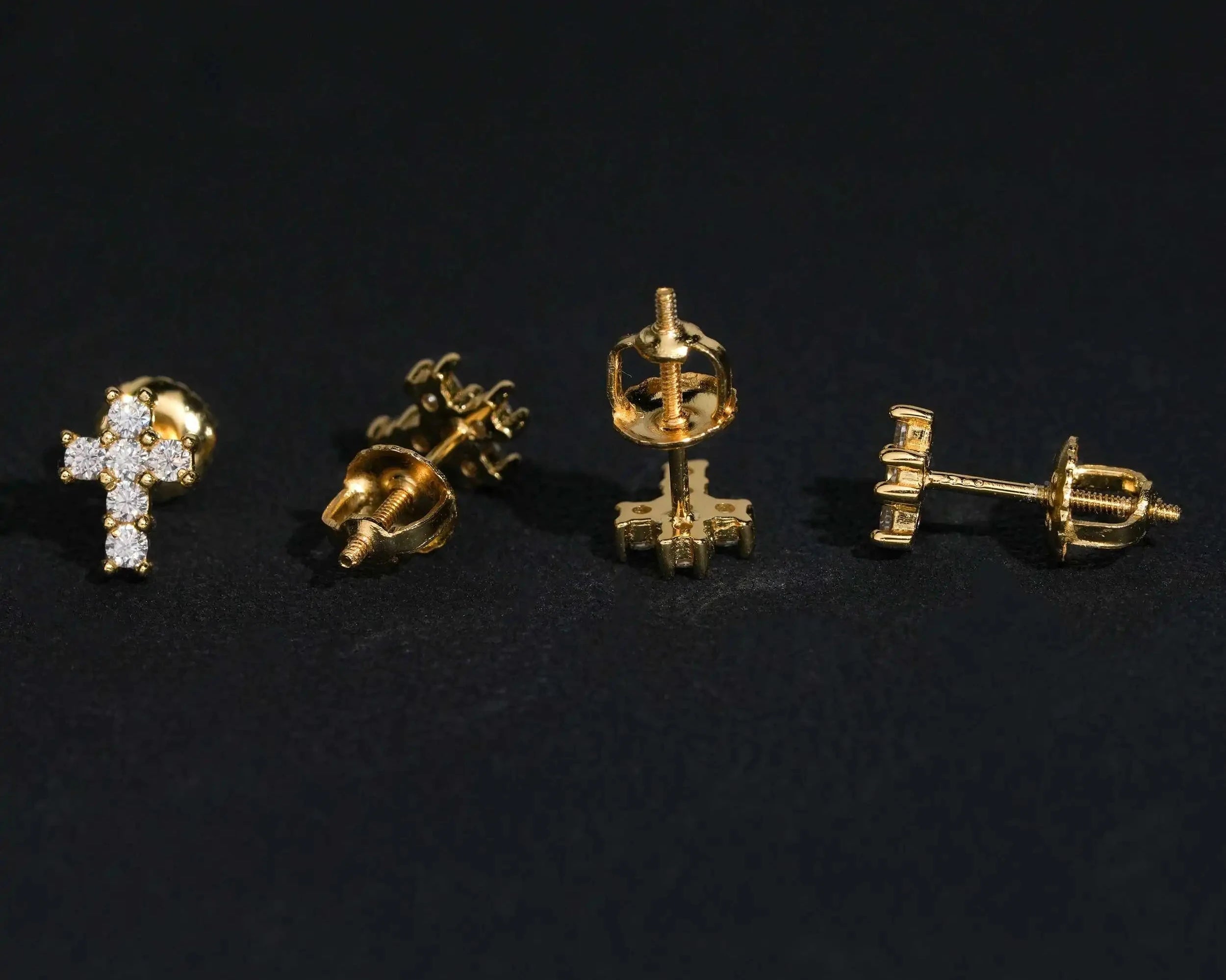 Cross Stud Earrings