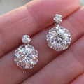 Pendant Earrings Crystal