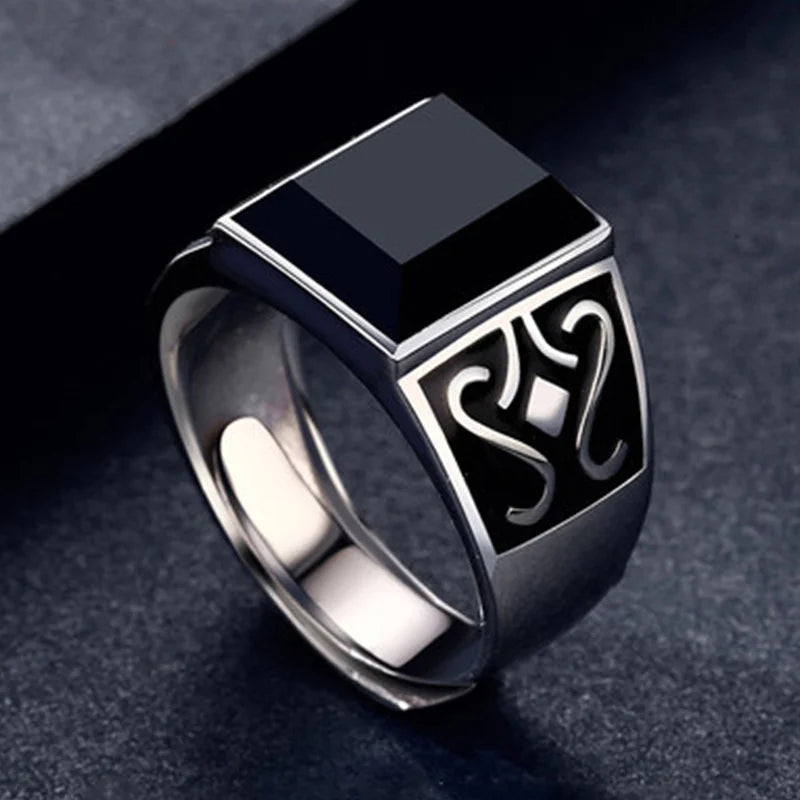 Trendy Men Ring Jewelry Adjustable Finger Accessories