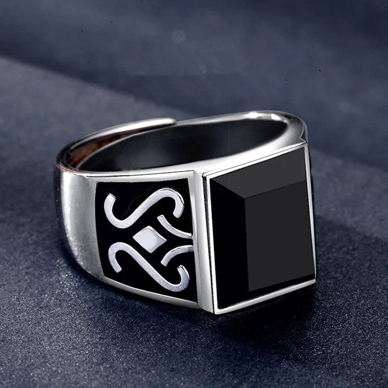 Trendy Men Ring Jewelry Adjustable Finger Accessories
