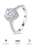 Lab Grown Diamond Ladies Ring Fine Jewelry Sterling Silver