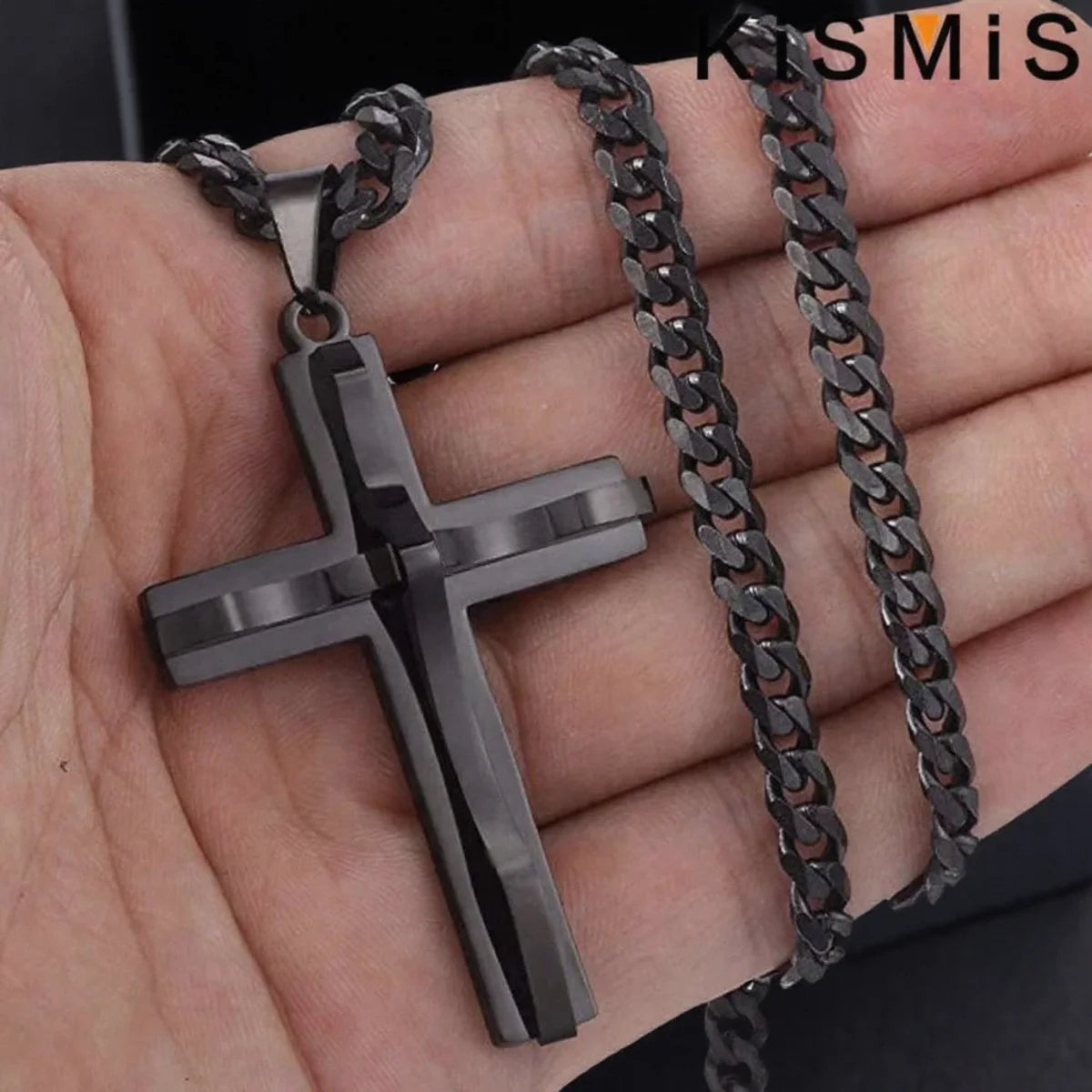 Men's Cross Pendant Necklace