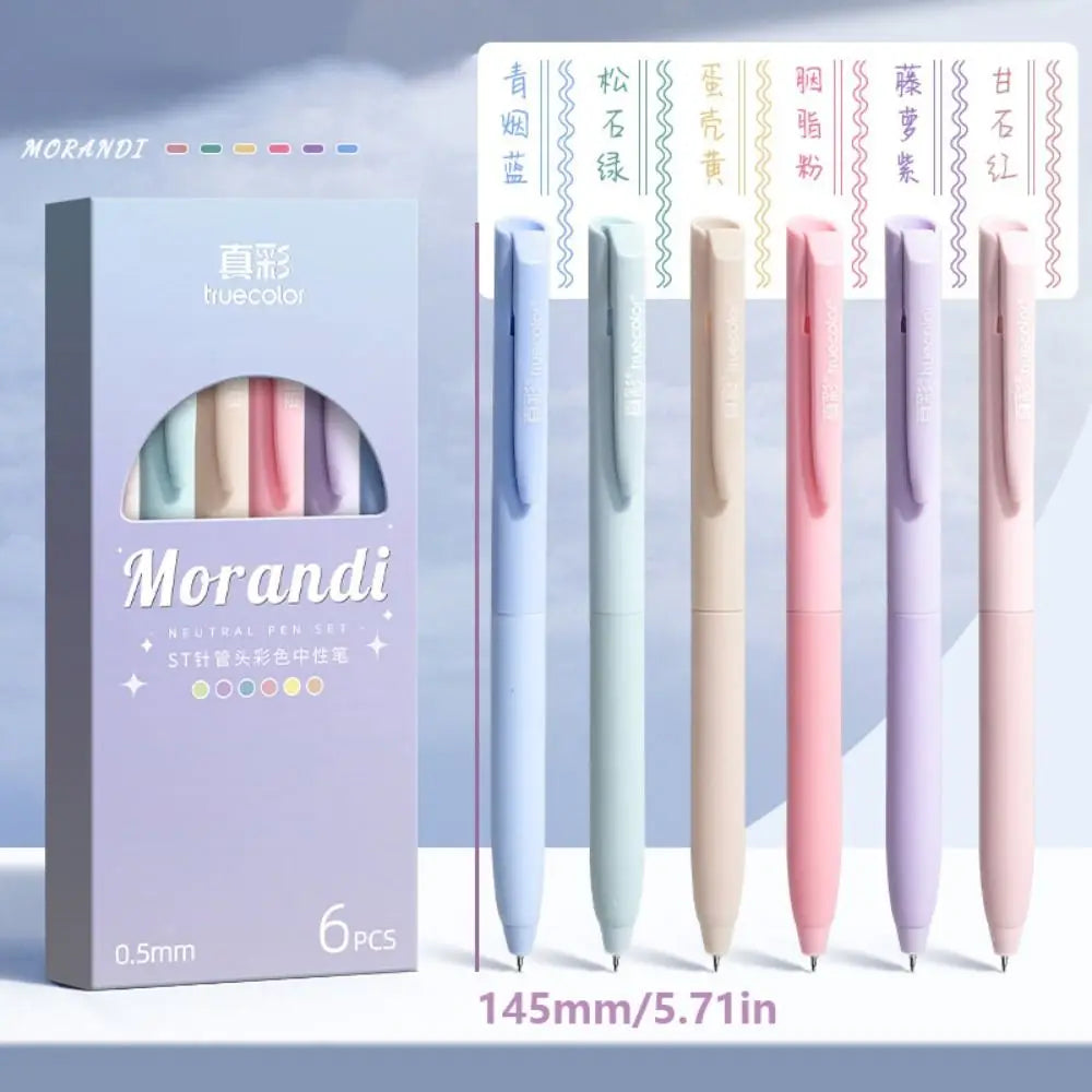 6Colors/Set Color Gel Pen