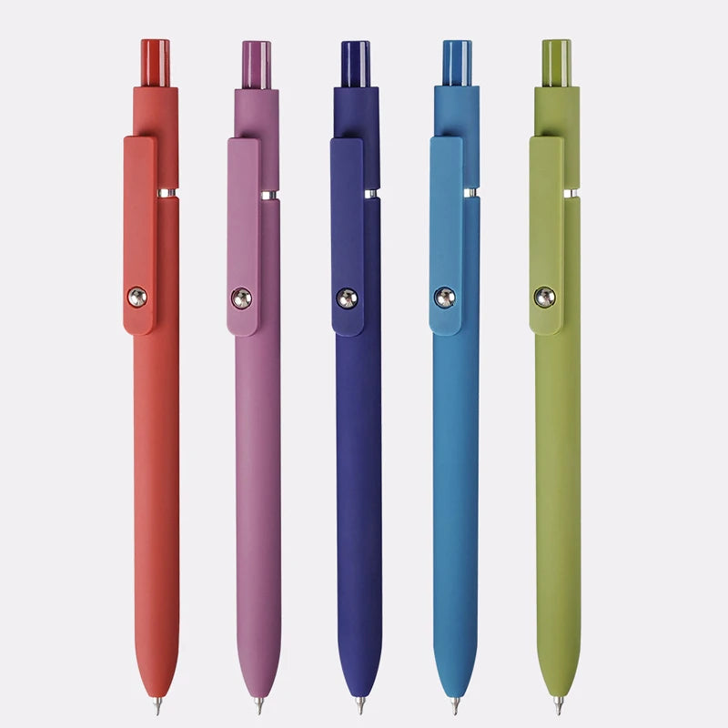 Retro Morandi Retractable Gel ink Ballpoint Pen