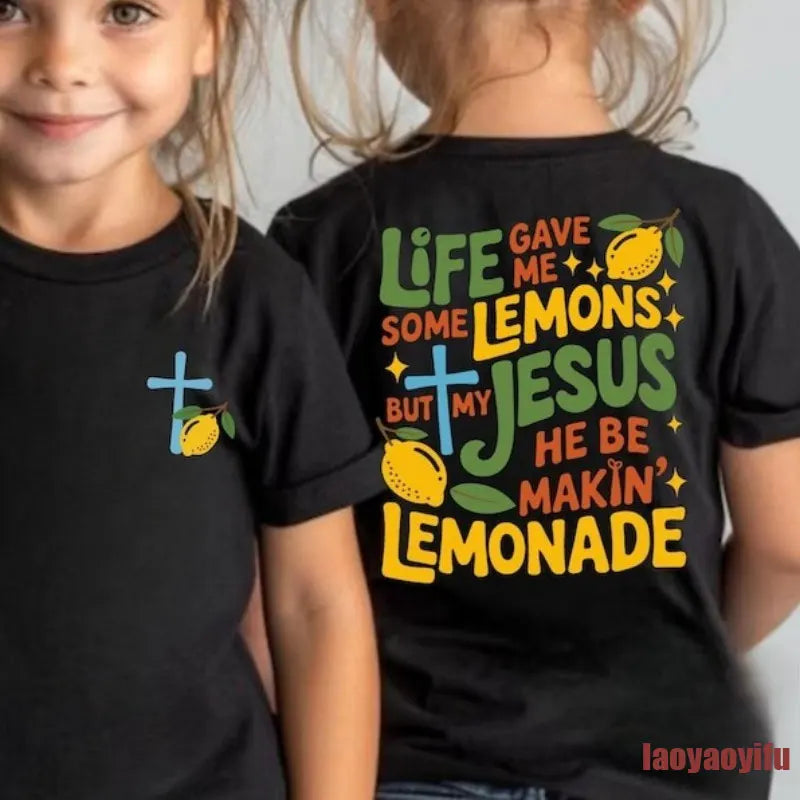 Jesus Made Lemonade Toddler Cotton Tee