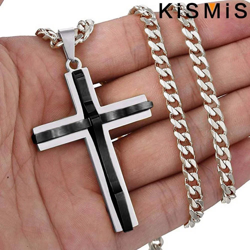 Men's Cross Pendant Necklace
