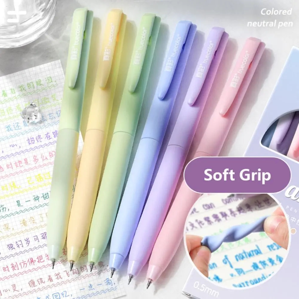 6Colors/Set Color Gel Pen