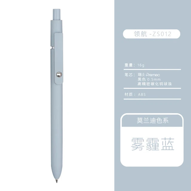 Retro Morandi Retractable Gel ink Ballpoint Pen