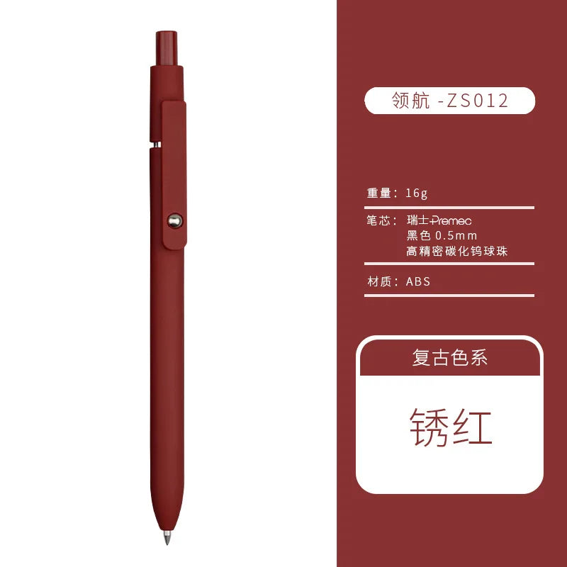 5/1pcs Morandi Colour Gel Pens Soft Touch Quick Dry