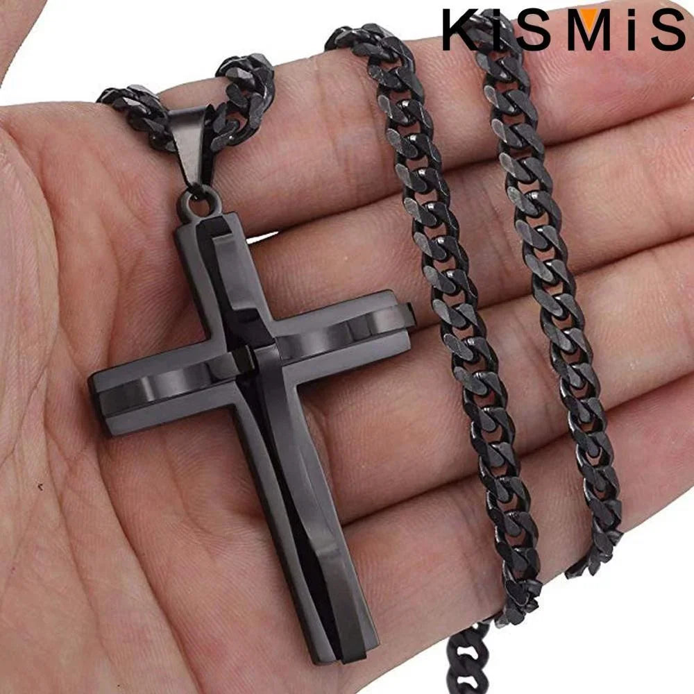 Men's Cross Pendant Necklace