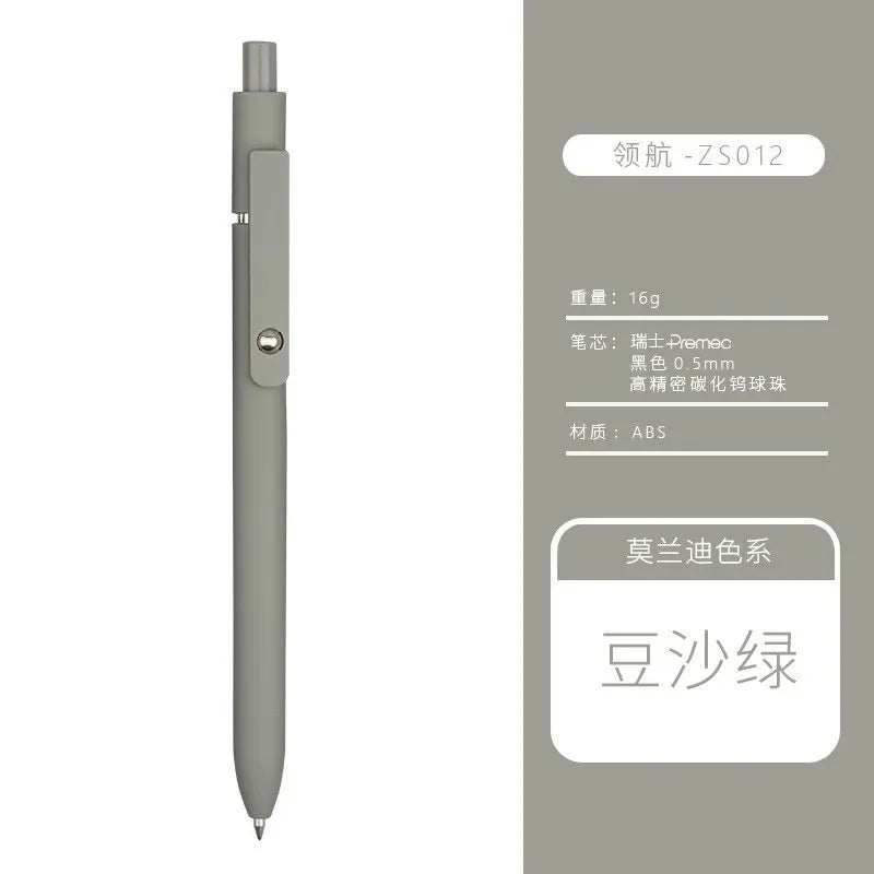 5/1pcs Morandi Colour Gel Pens Soft Touch Quick Dry