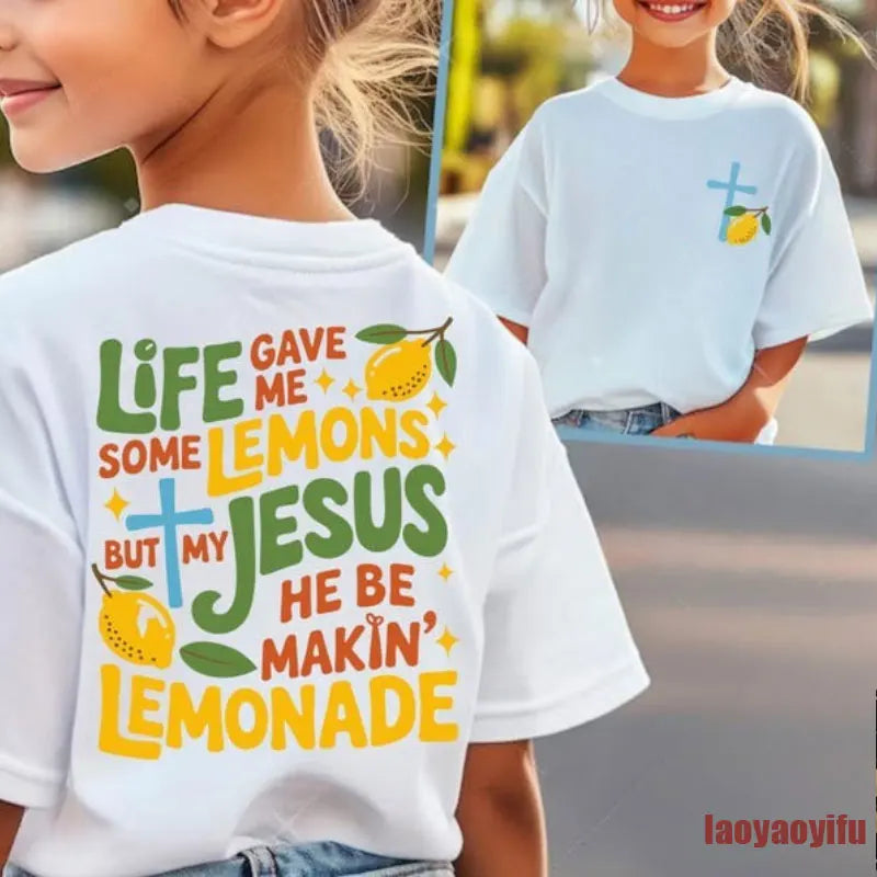 Jesus Made Lemonade Toddler Cotton Tee