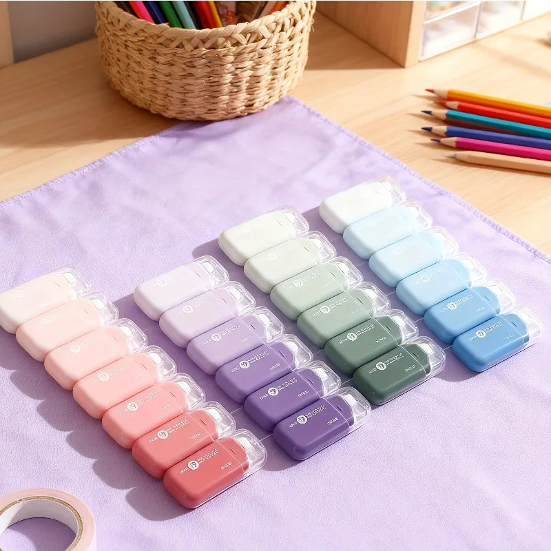 6pcs Dot Tape, Double Sided Adhesive Roller 6mm Width