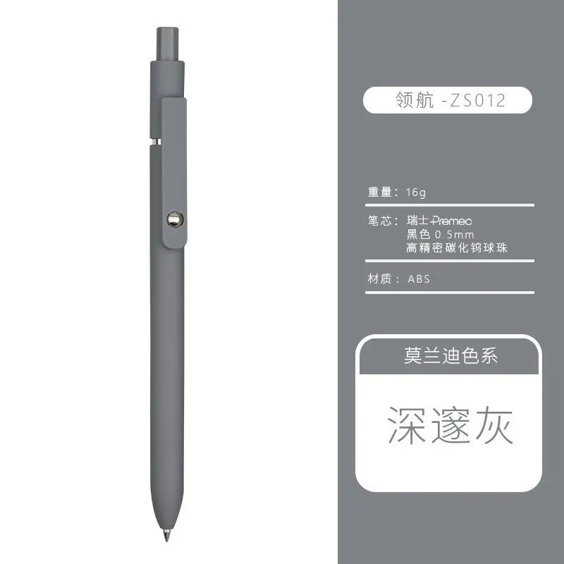 5/1pcs Morandi Colour Gel Pens Soft Touch Quick Dry
