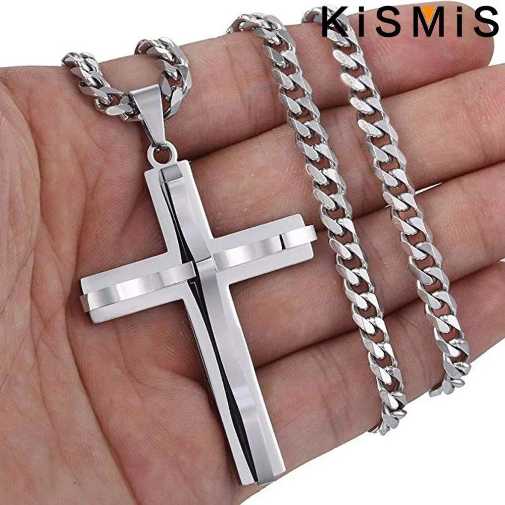 Men's Cross Pendant Necklace