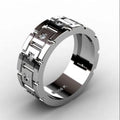 Niche Ring Zirconia Men's Aristocratic