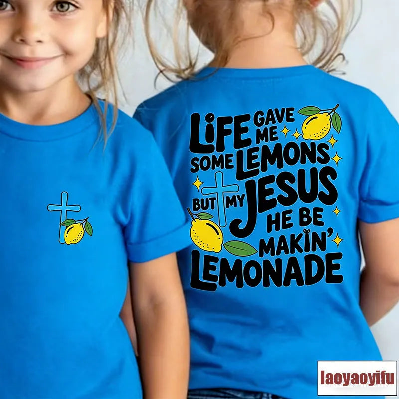 Jesus Made Lemonade Toddler Cotton Tee