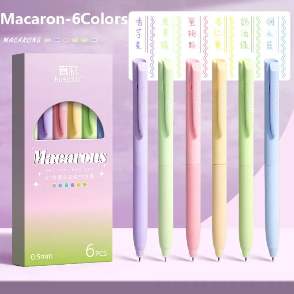 6Colors/Set Color Gel Pen