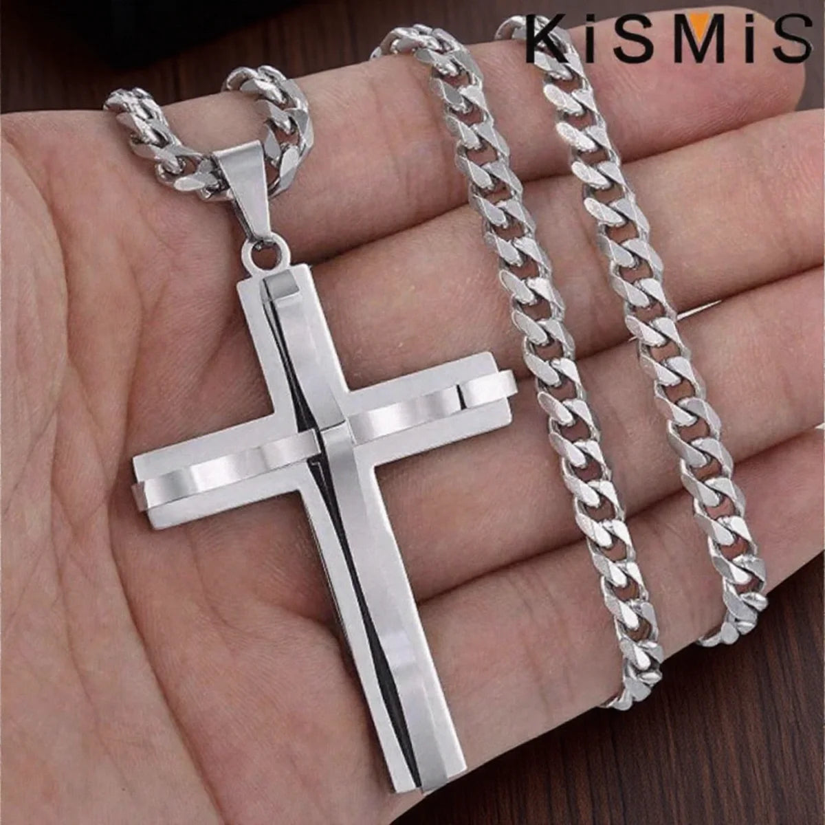 Men's Cross Pendant Necklace