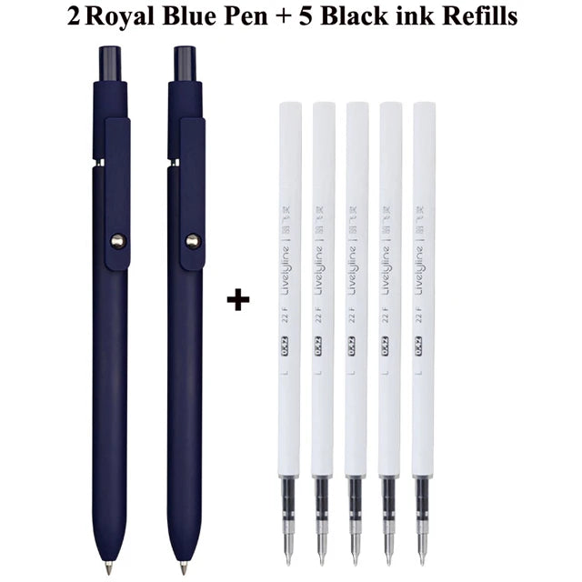 Retro Morandi Retractable Gel ink Ballpoint Pen