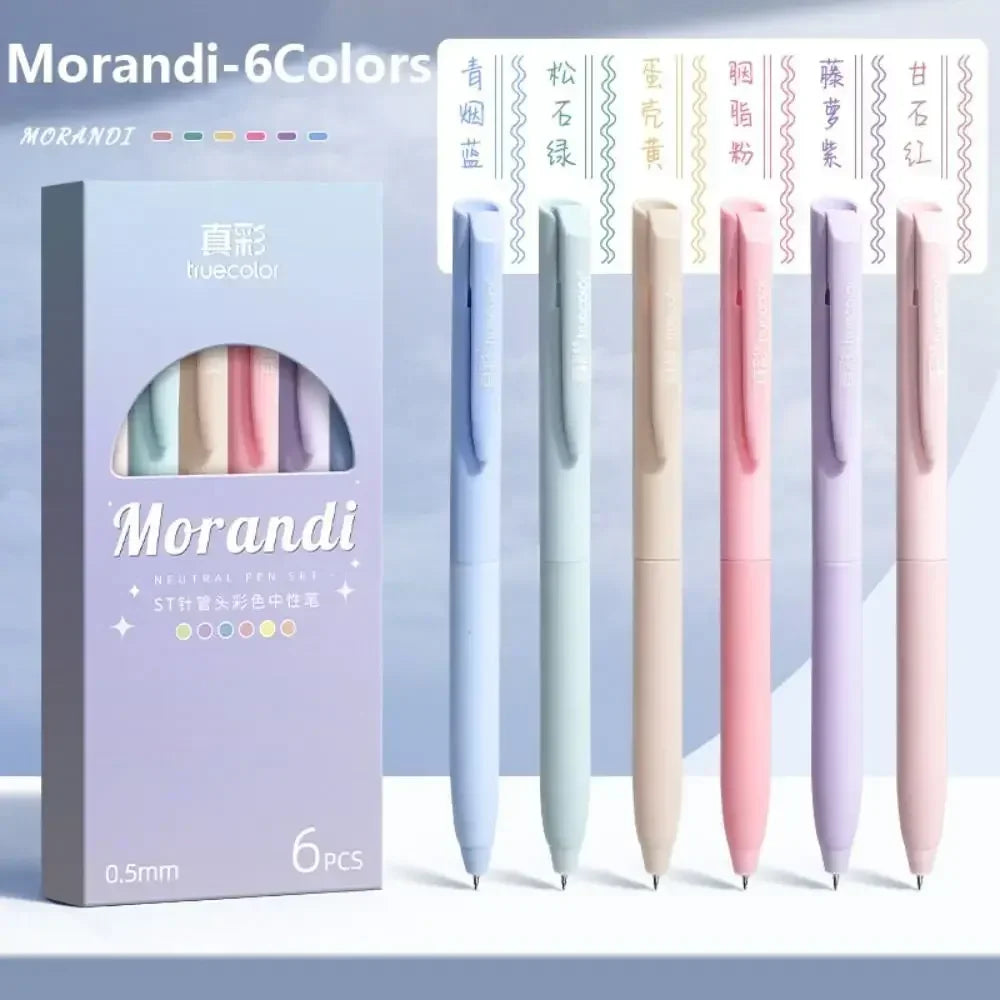 6Colors/Set Color Gel Pen
