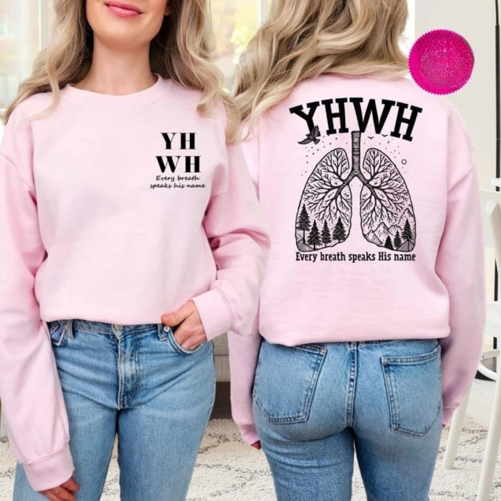 YHWH in your lungs Sweatshirt