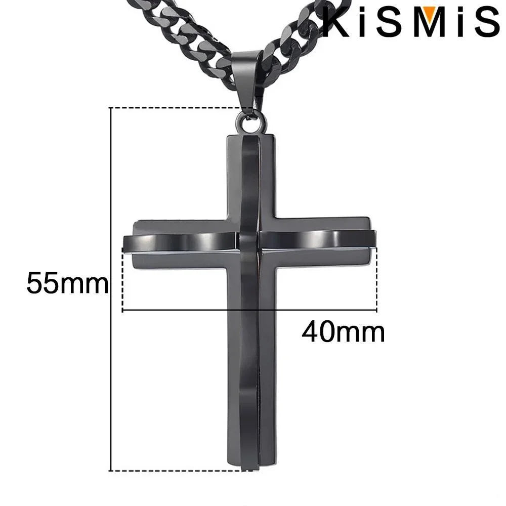 Men's Cross Pendant Necklace