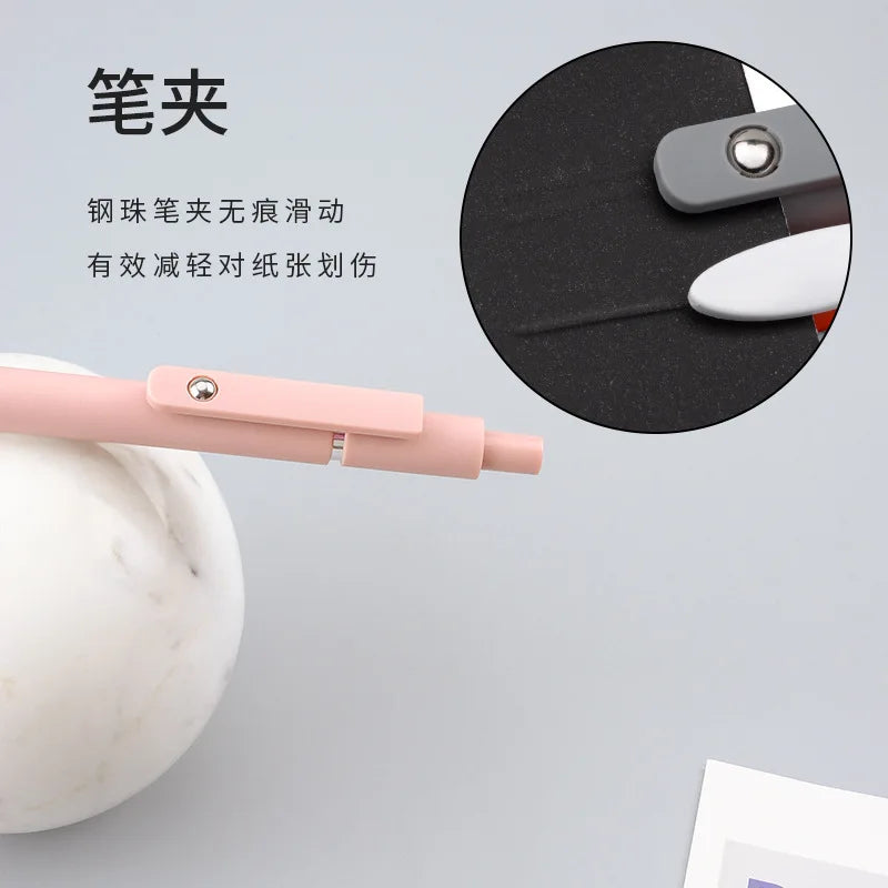 Retro Morandi Retractable Gel ink Ballpoint Pen