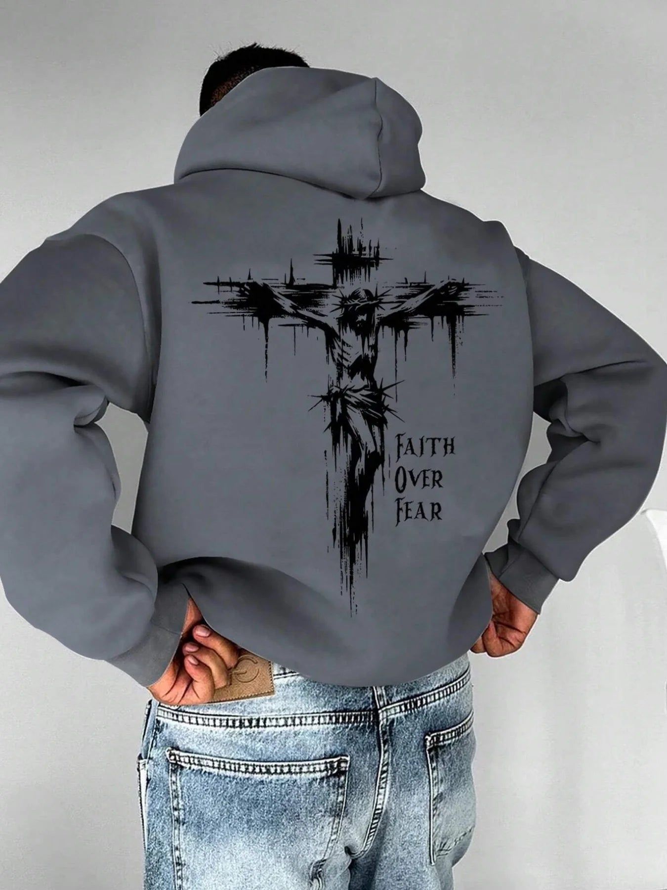 Faith Overcomes Fear Sweater