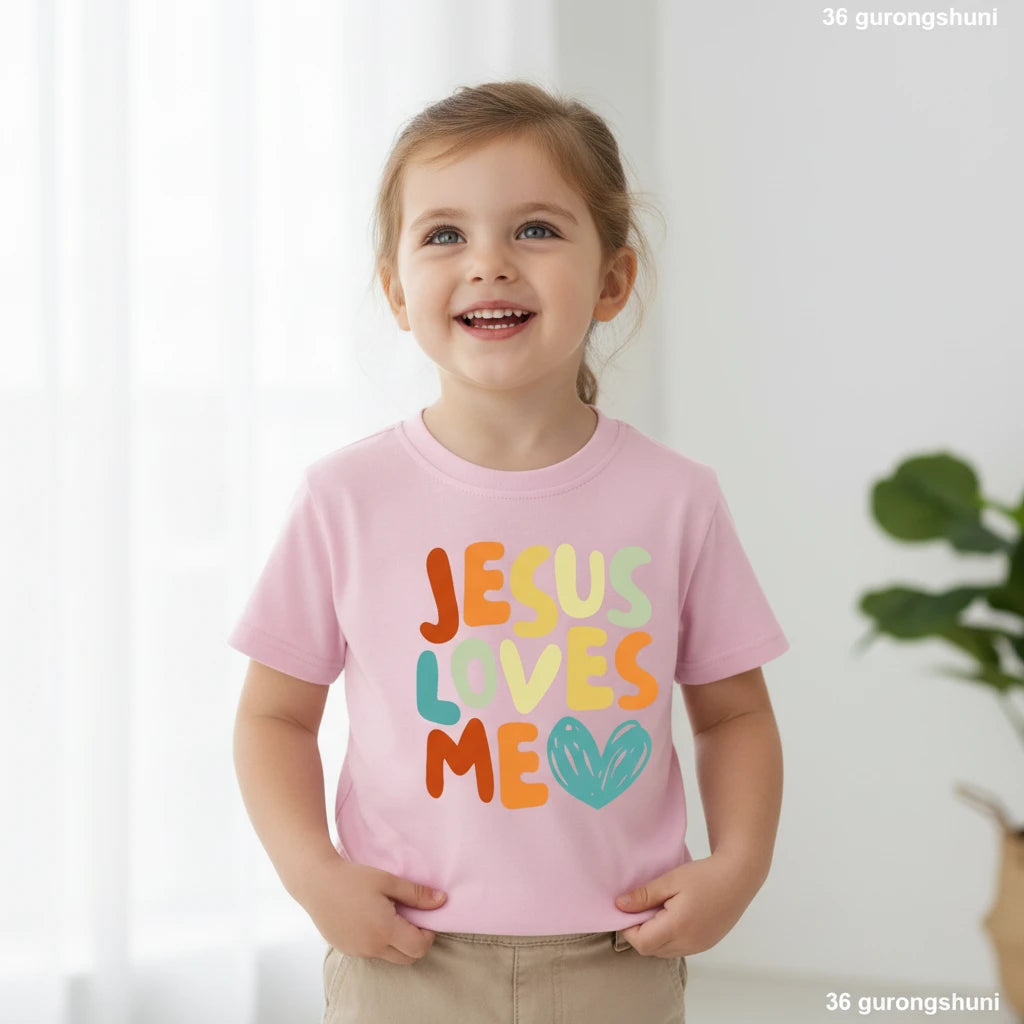 Jesus Loves Me Kids T-shirt