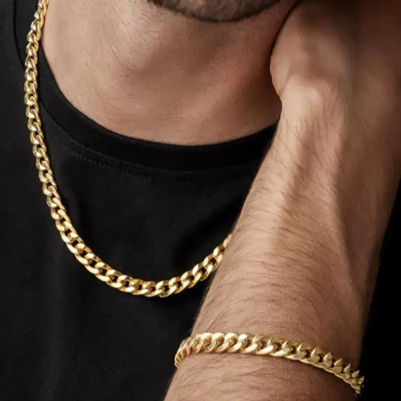 Men's Fashion Double Chain Cross